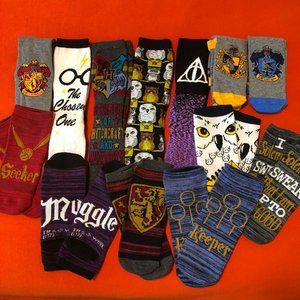 Bundle of Harry Potter socks NWOT